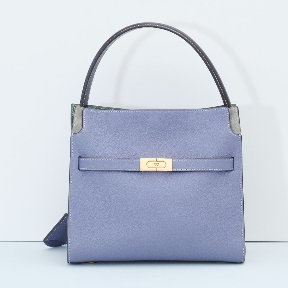 Tory Burch Blue and Gray Lee Radziwill